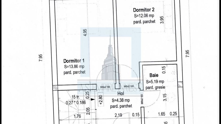 Casa tip Duplex 3 camere, mobilata/utilata-zona Izvor/Tarlungeni - Poză 12