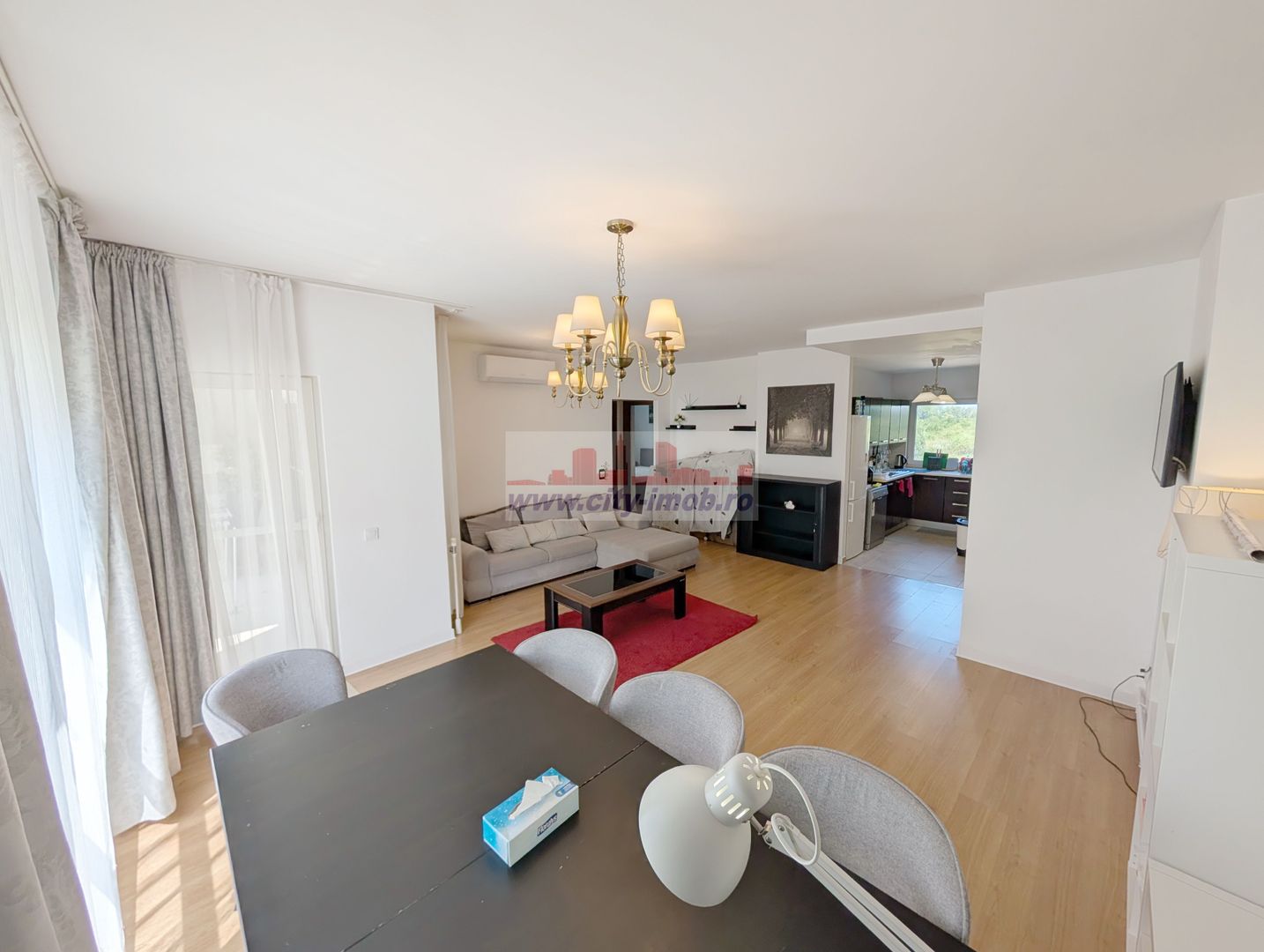 Inchiriere apartament 3 camere   (doua dormitoare) Baneasa - Poză 5