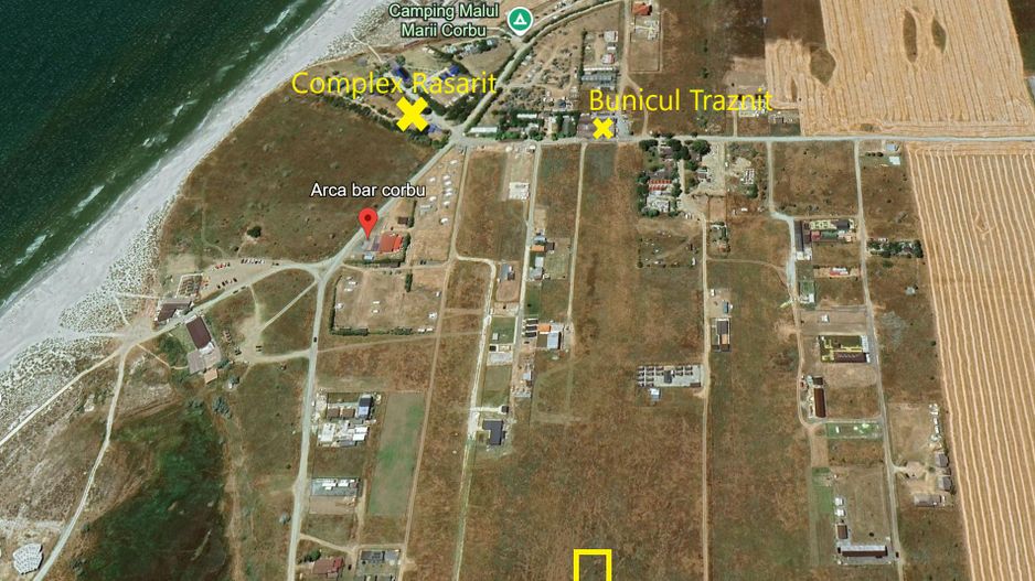 Teren Intravilan Plaja Corbu | 1.064 mp | Ideal Investiție - Poză 1