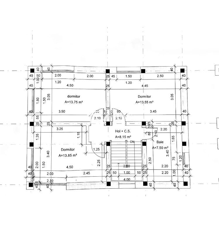 Casă individuală P+1 în Cristian – 128 mp utili, teren 310 mp - Schiță 12