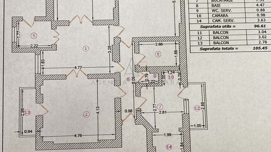 Apartament 3 Camere | Vila Interbelica | Comision 0| - Poză 17