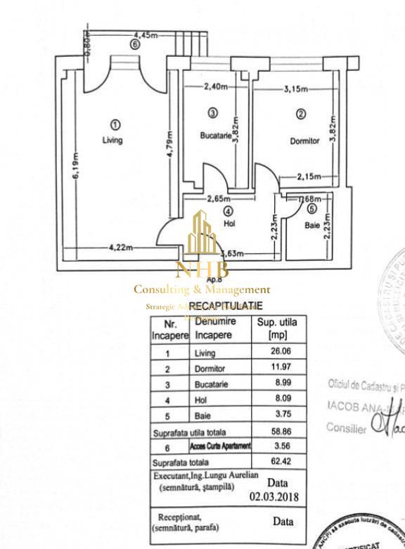 Apartament de vanzare - 2 camere + curte 50mp-NORD CITY RESIDENCE -PIPERA - Poză 8