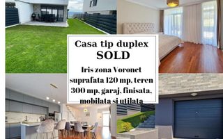 Duplex/unitate locativa, finisata, utilata, teren 300 mp, garaj, Iris - Poză 1