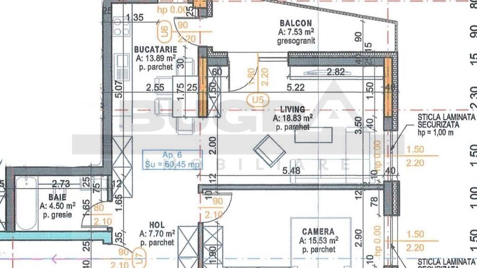 Apartament 2 camere, TOTUL NOU, 60 mp, garaj, zona strazii Oasului - Poză 9