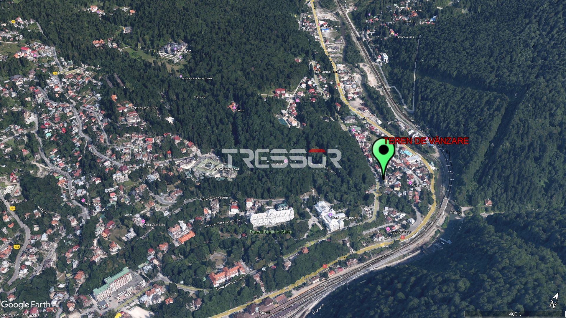 Teren intravilan de vânzare, Bd. Ferdinand, centrul stațiunii Sinaia - Poză 8