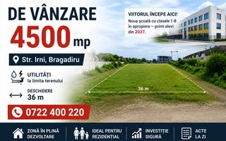 Teren pentru Dezvoltare în Zona Noii Școli - Poză 1
