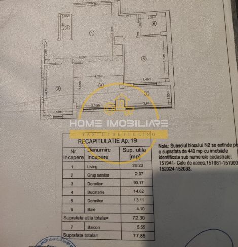 Bloc Nou/ Apartament 3 camere/ 78 mp/ Zona Tatarasi - Poză 9