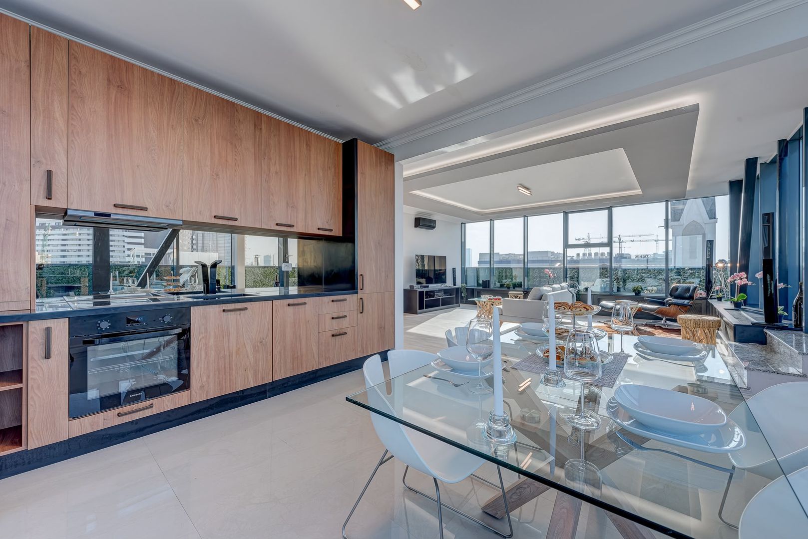 Penthouse cu design newyorkez și terasă de 42 mp | Herăstrău–Aviației - Poză 5