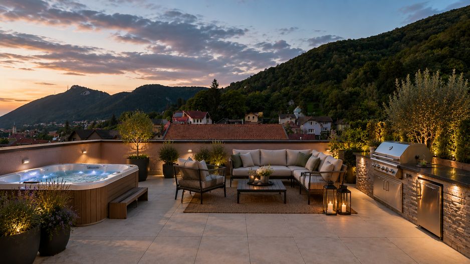 PENTHOUSE IN SCHEI | BRASOVUL LA PICIOARE | 189 MP DE TERASE - Poză 2