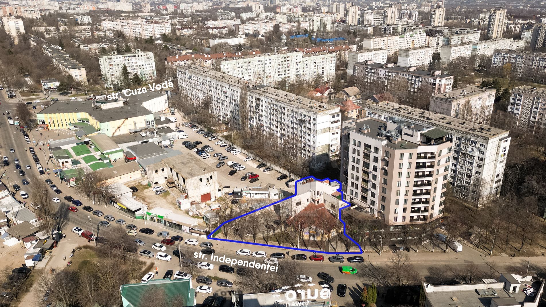 Vânzare, teren+construcție, str. Independenței, Botanica - Poză 1