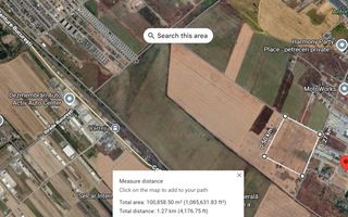 Vand teren intravilan 47.700 mp Magurele strada Fermei - Poză 2