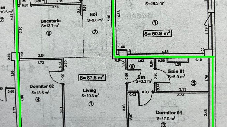 Apartament 3 cam Tale Ionescu - Poză 16
