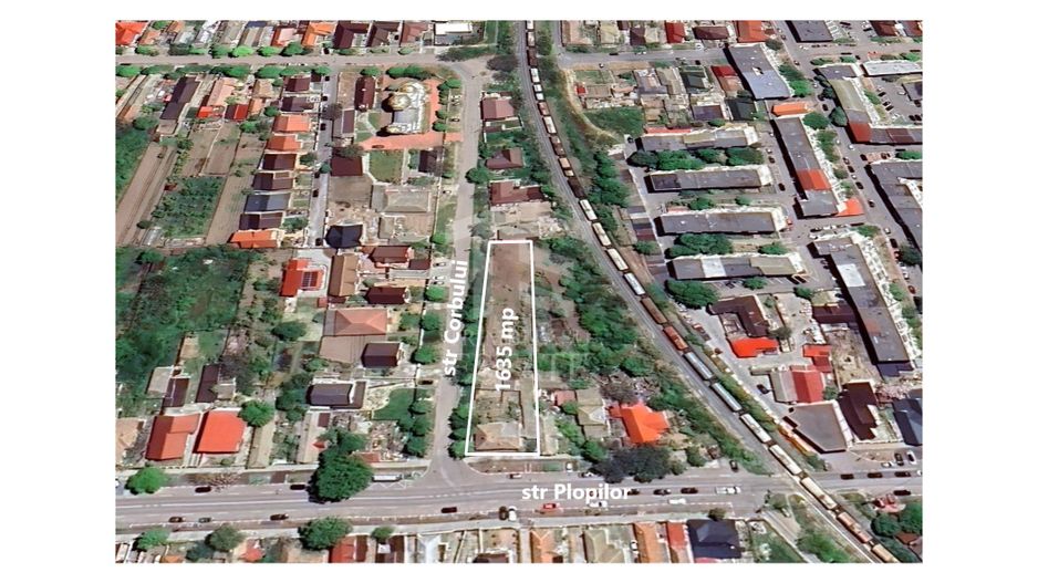 Teren intravilan Navodari strada Plopilor dubla deschidere 1635mp - Poză 1