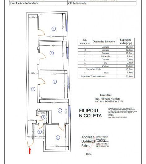 Cotroceni | Apartament 3 camere in vila - Poză 24