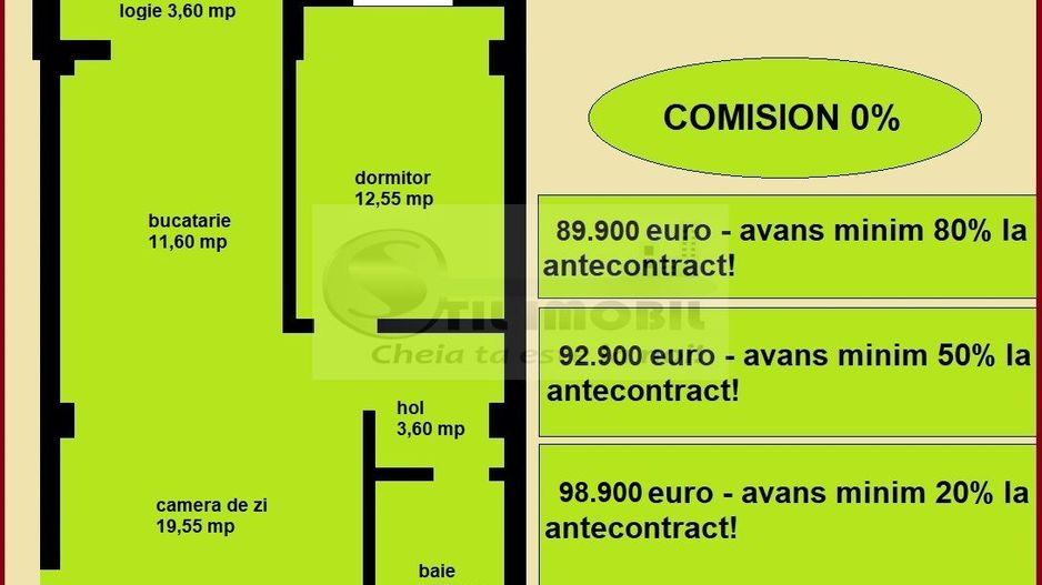 Apartament 2 camere nou de vanzare in Iasi Valea Lupului, bloc 2025 - Poză 2