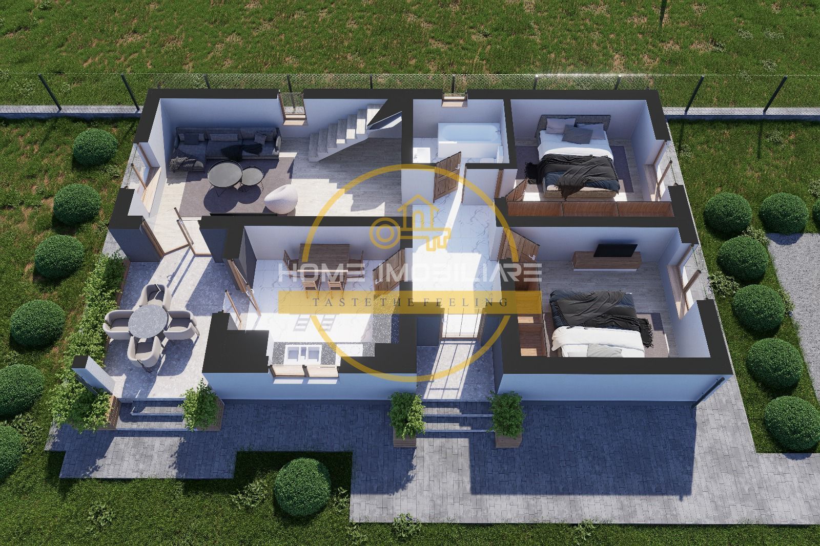 Casa cu 3 camere+mansarda, cu toate utilitatile zona Holboca - Poză 3