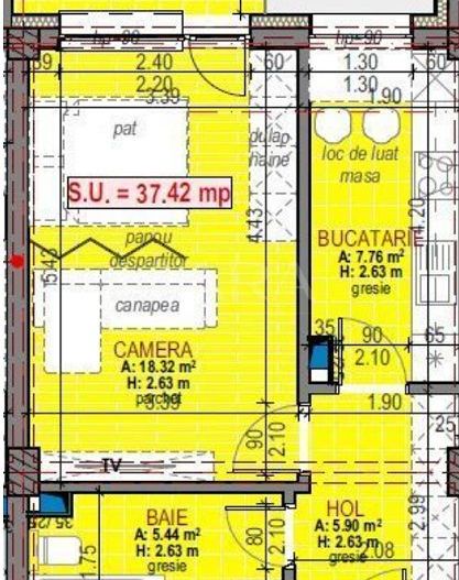 Oportunitate apartament 1 cameră, zona Terra - Poză 1