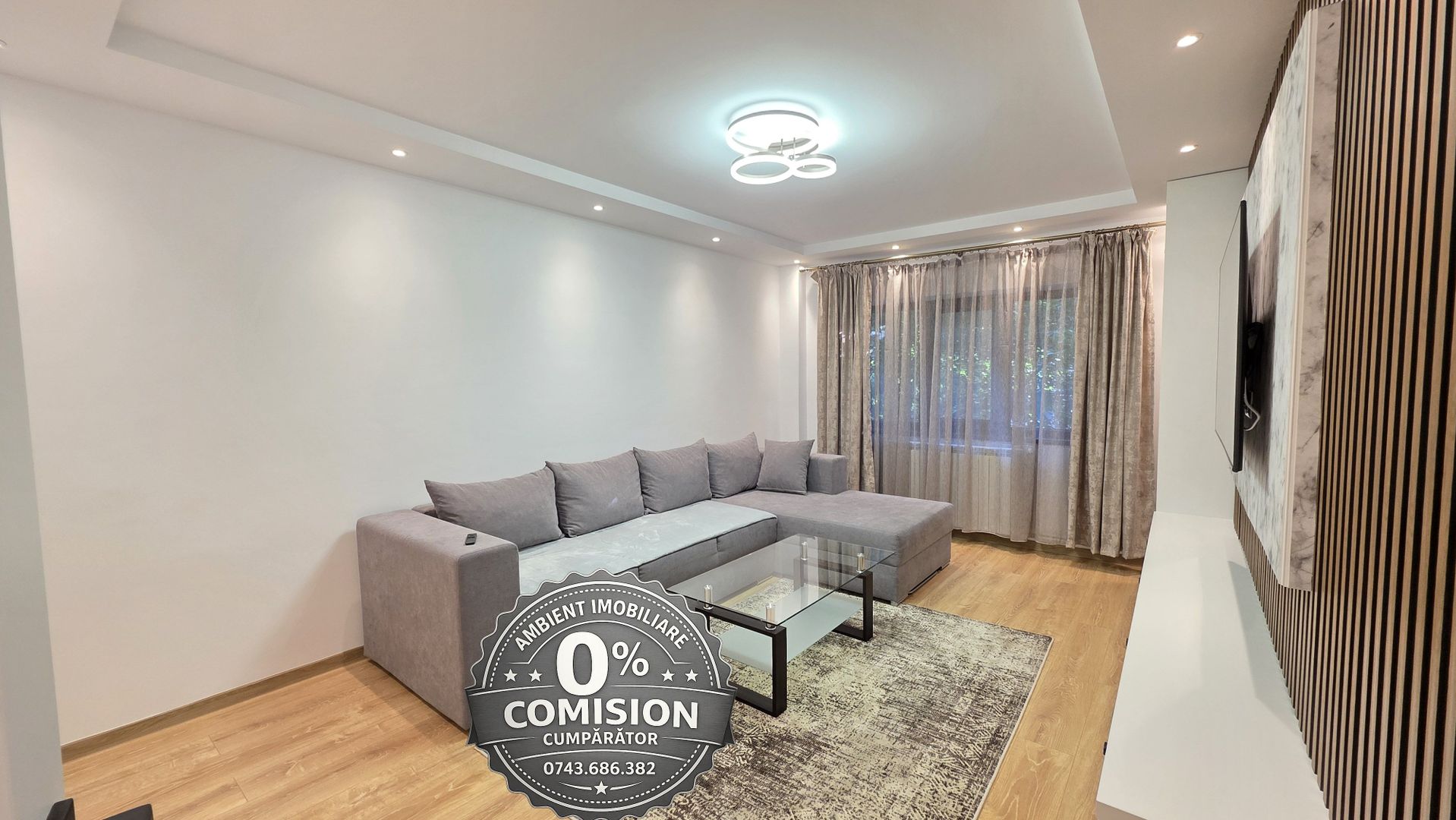 Apartament 2 camere, etaj 1, RENOVAT, mobilat și utilat, VASLUI - zona CARTIER; - Poză 3