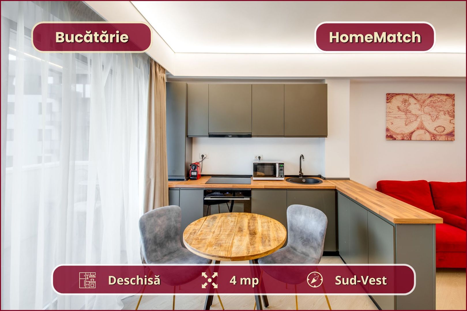 Cortina North || 2 camere || Finisaje de lux || Parcare || Comision 0% - Poză 5