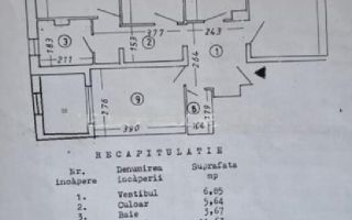 4 camere renovat 2025 Parcul Morarilor - M. Costin Georgian - Schiță 9