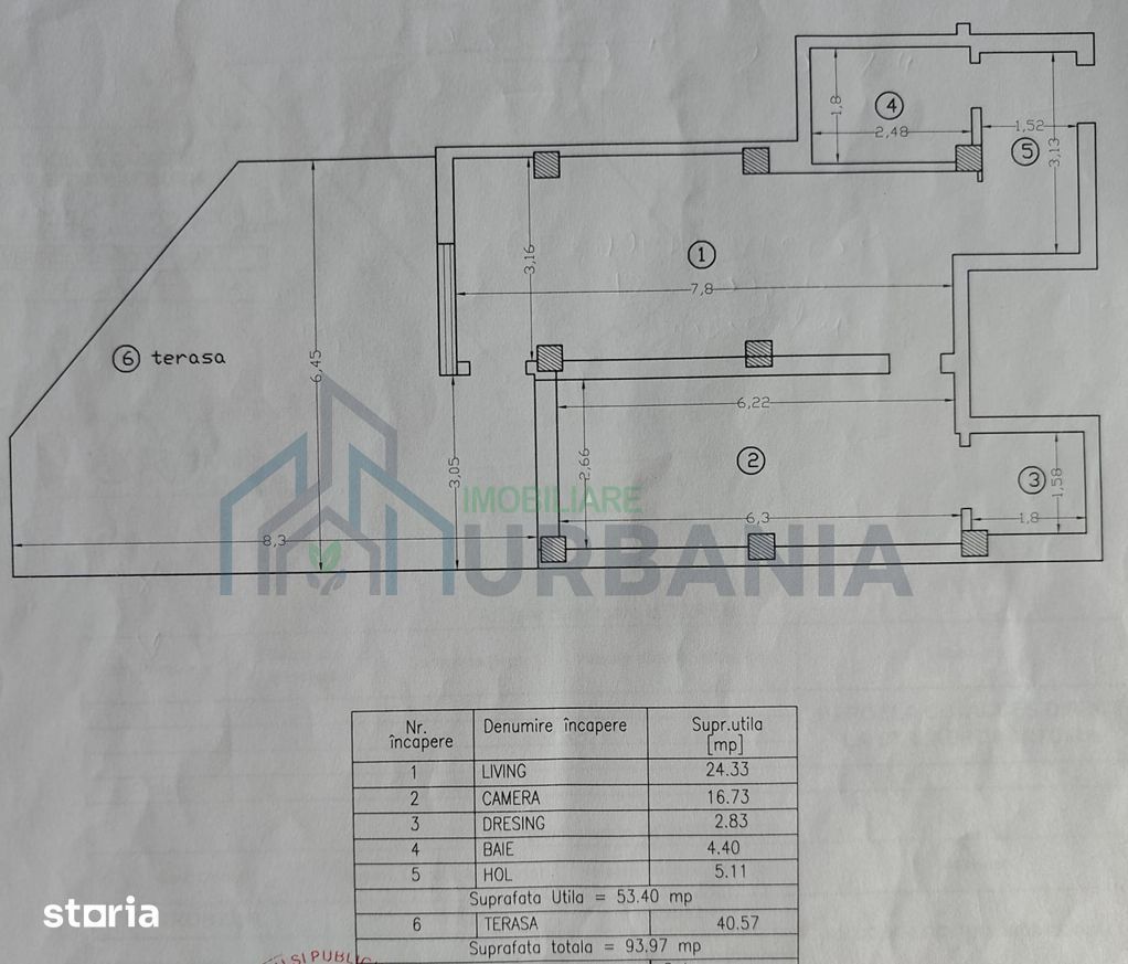 Apartament 2 camere, 53 mp + terasă 40 mp + parcare 18 mp + boxă 6 mp – Penta Residence, Tătărași - Poză 2