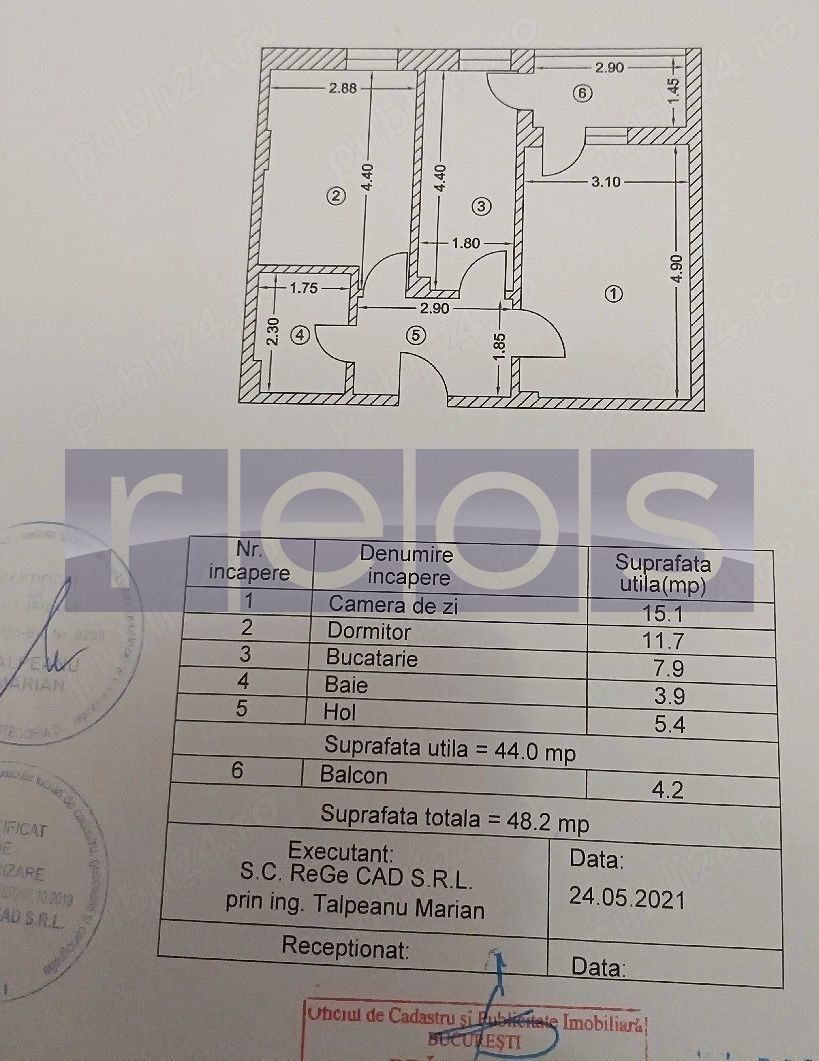 De vanzare 2 camere | Loc de parcare inclus | Zona Pallady - Poză 6
