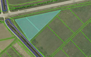 Vânzare, teren pentru construcții, 1.05 ha, satul Leușeni, Hâncești - Poză 1