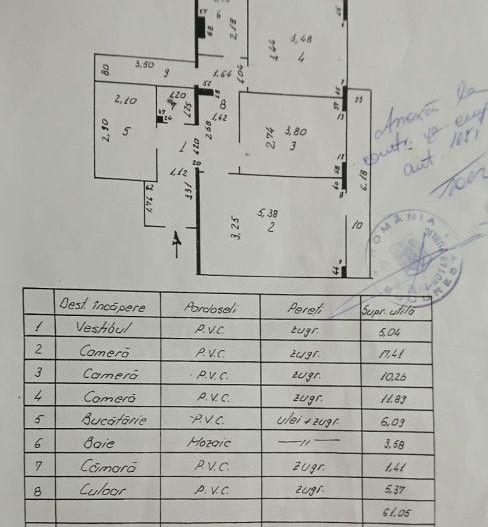 Apartament 3 camere, generos, zona Vadul Nou, sector 5 - Poză 16
