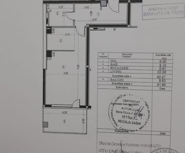 Garsoniera + LOC DE PARCARE| RESIDENCE 5 |EROU IANCU NICOLAE - Schiță 24