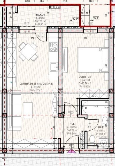 Apartament 2 camere, balcon cu boxa, parcare, NOU - Poză 2