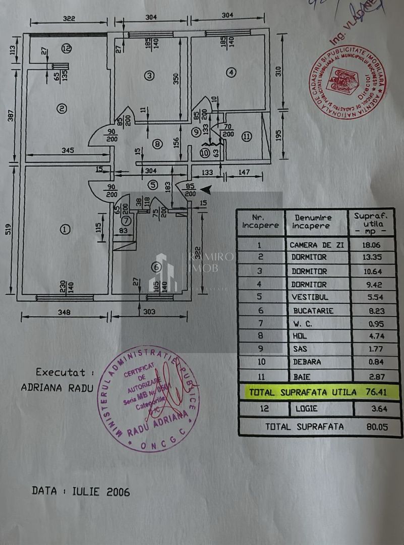 Apartament 4 camere decomandat /centrala- Titan/ Aleea Fetesti - Poză 12