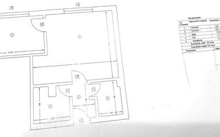 2 camere - etaj 1 - investitie - zona excelenta - Cinema Patria - Schiță 7