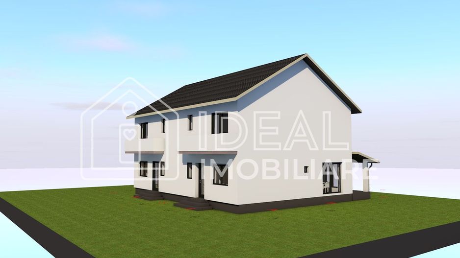 Duplex cu 4 camere si 250 mp de curte, in Selimbar - Poză 9