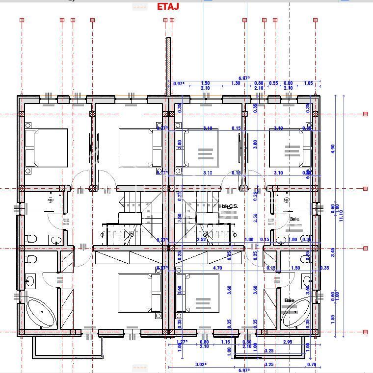 Duplex cu 4 camere si pivnita, in Cartierul Arhitectilor - Schiță 14
