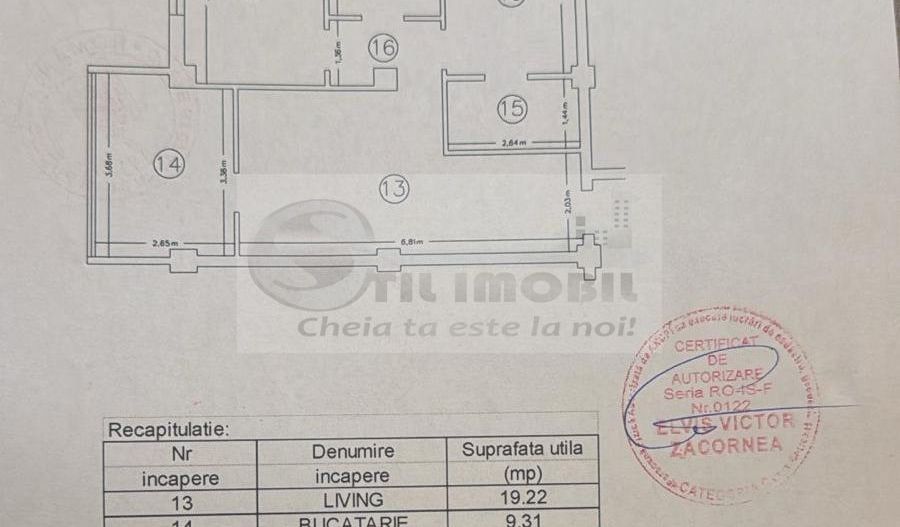 Apartament 3 camere, etaj 2, baie cu geam, bloc 2018, Cug Valea Adanca - Poză 8