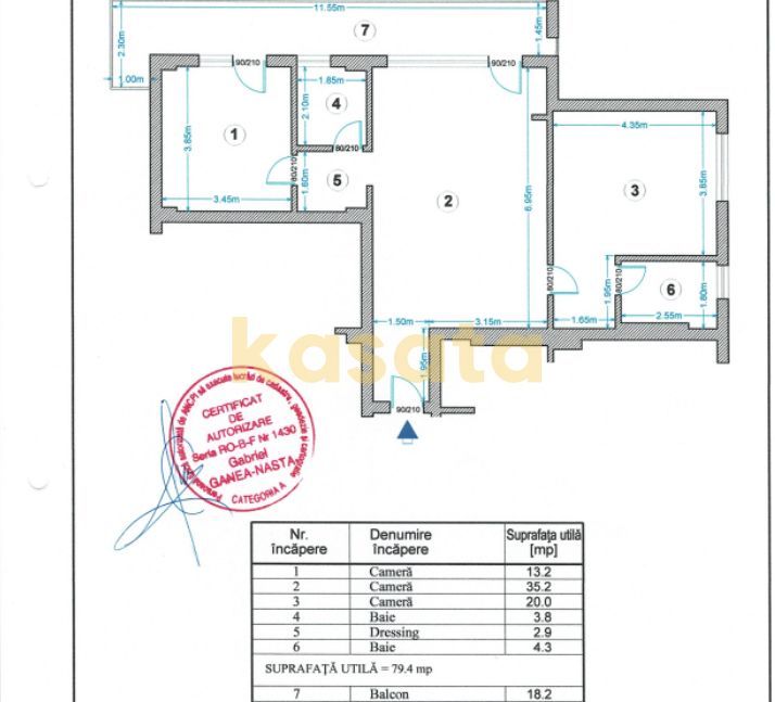OPORTUNITATE | APARTAMENT 3 CAMERE | BANEASA | PARCARE | BLOC BOUTIQUE - Schiță 11