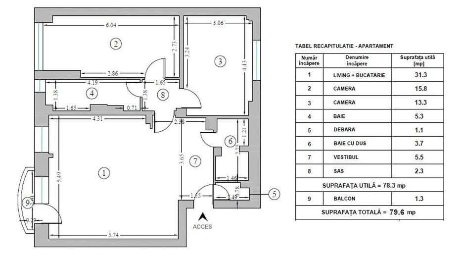 Apartament 3 camere Aviatiei 10 min metrou Aurel Vlaicu - Poză 14