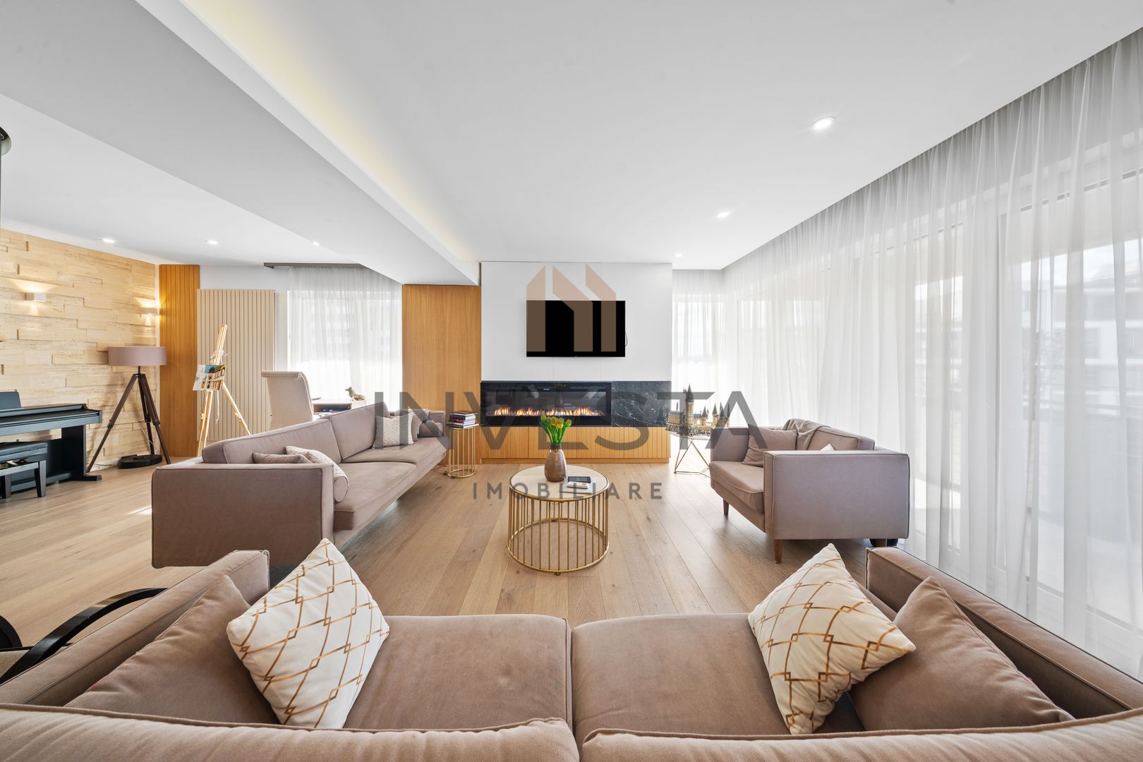 Penthouse premium, 206 mp utili +220 mp terase! Finisaje Lux! - Poză 1