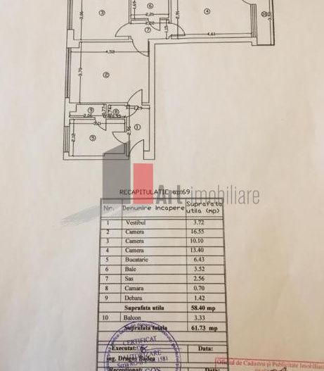 Apartament 3 camere Stefan cel Mare - Schiță 14