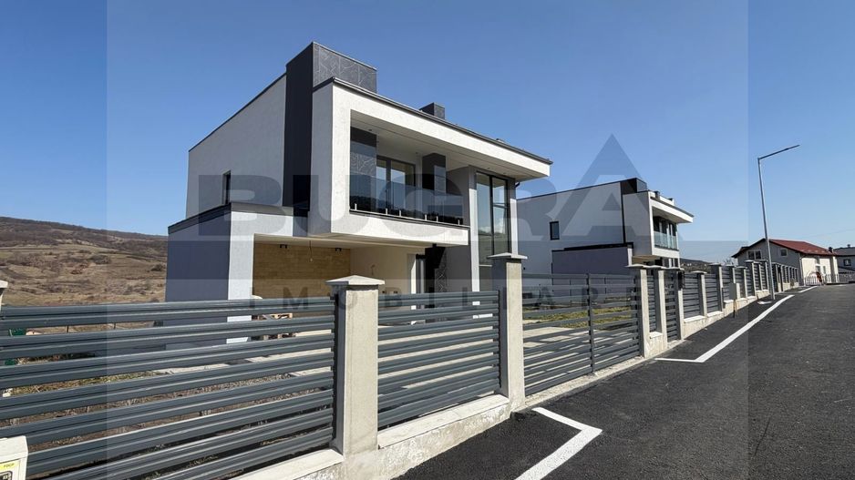 Casa individuala de lux, 119mp, teren 600mp, panoramic, Popesti - Poză 1