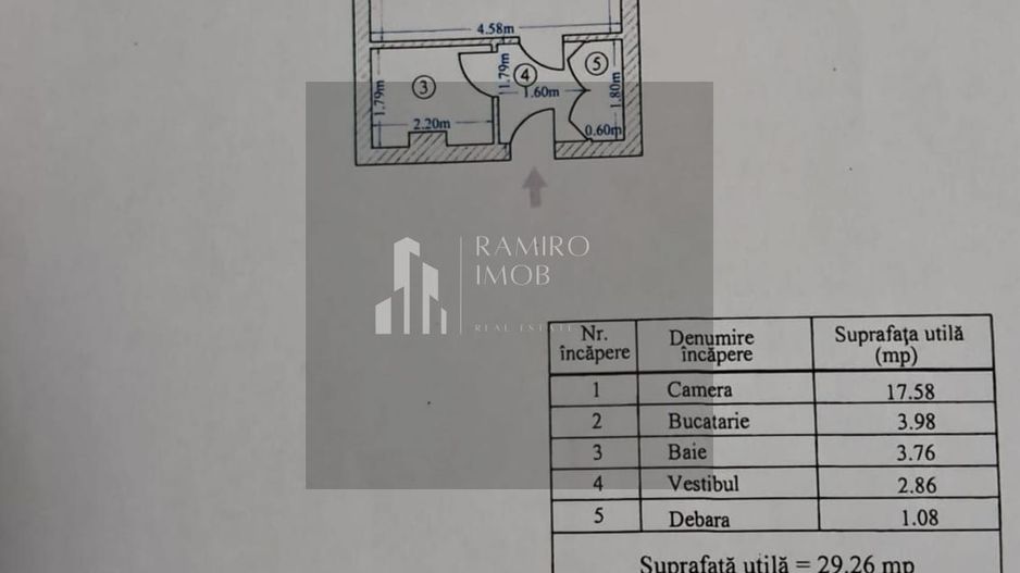 Garsoniera Metrou 1 Decembrie 1918 confort 1 - Poză 4