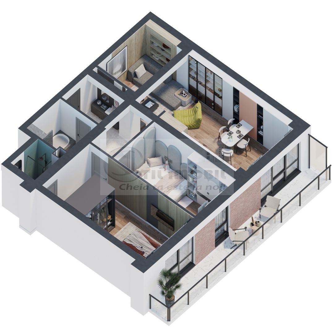 Apartament 3 camere,  finisaje premium – Comision 0% - Poză 4