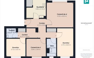 Apartament 4 camere Orizont Micălaca - Poză 5