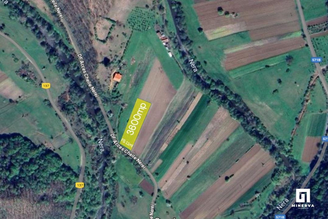 Teren 3600 mp Cheile Nerei - Optiune plata in transe! - Poză 8