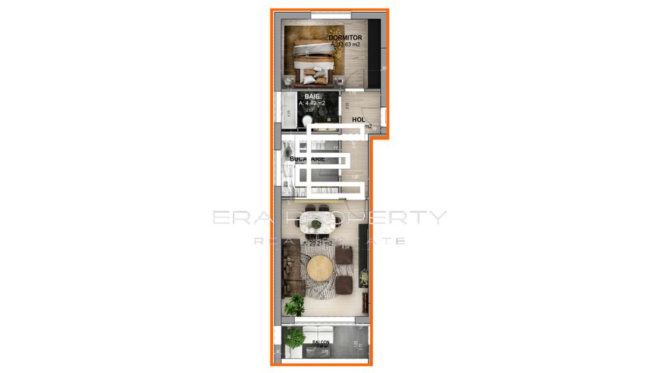 Apartament 2 camere, 52 mp- zona Industriala Vest - Poză 9