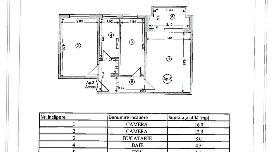 SACELE - Precizia | 2 camere 52 mp utili + BECI 50mp | 2 parcari - Poză 3