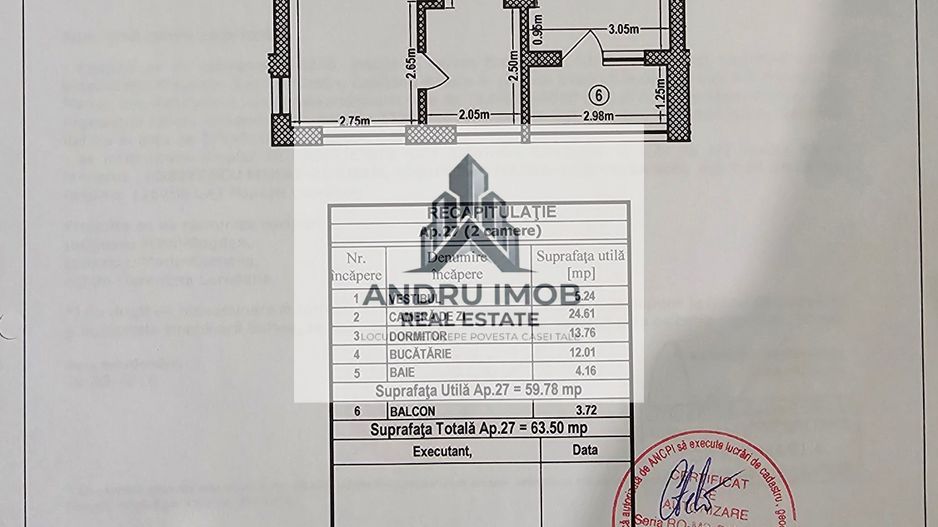 2 Camere DECOMANDAT de 63.5 mp | Zona Amurgului/ Leonida - Poză 13