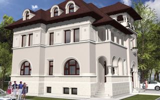 Vila cu arhitectura deosebila de vanzare- Primaverii- televiziune - Poză 5