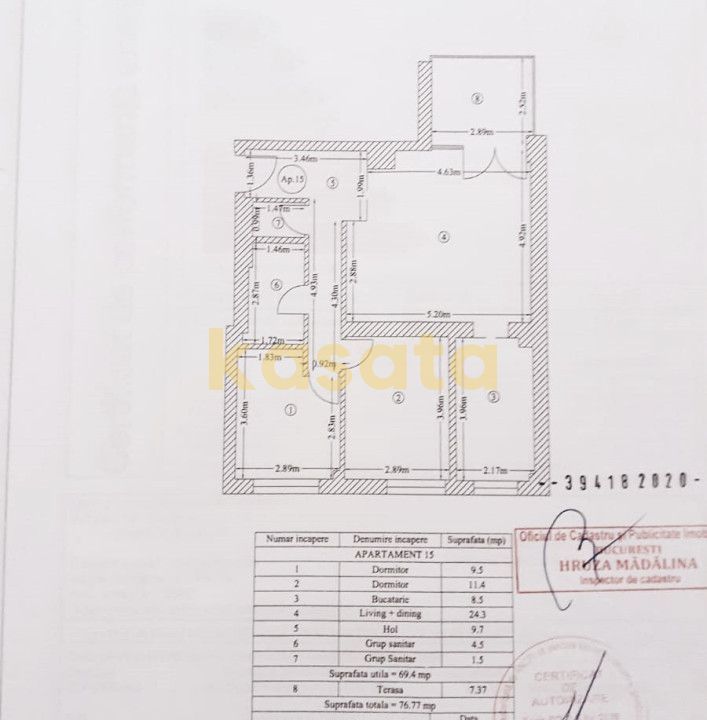 Apartament 3 camere | Vedere libera | Gata de mutat | Barbu Vacarescu - Poză 13