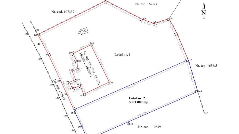 Teren intravilan 3054mp cu utilitati+constructie pe teren, langa vila Bran - Poză 3